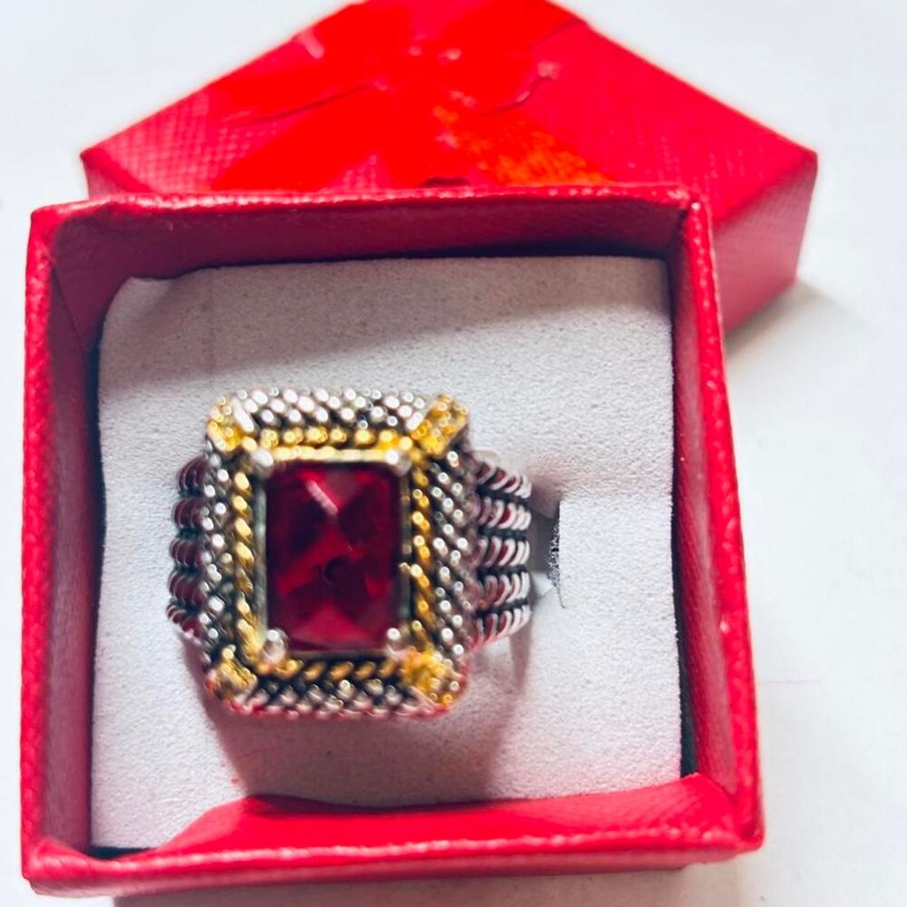 Unbranded Silver and Red Jewellery